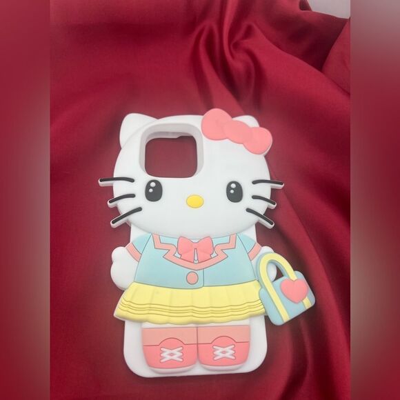 Cute KT Cat 3D Case for iPhone 16 Pro Max - Picture 3 of 5